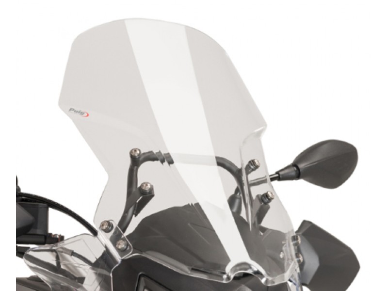 Viseira Alta Transparente "Puig" p/ QJ SRT 700 X / SRT 550 ON Road /  SRT 550 X